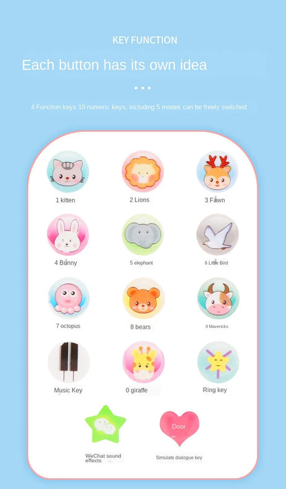 Baby Mobile Phone Infant Early Education Telephone Learning Machine Simulation Music  Intellectual Phones Children 0-3 Years Old