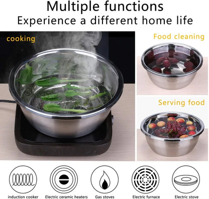 3 In 1 Vegetable Slicer Cutter Drain Basket Stainless Steel Vegetable Julienne Grater Salad Maker Bowl Kitchen Accessories