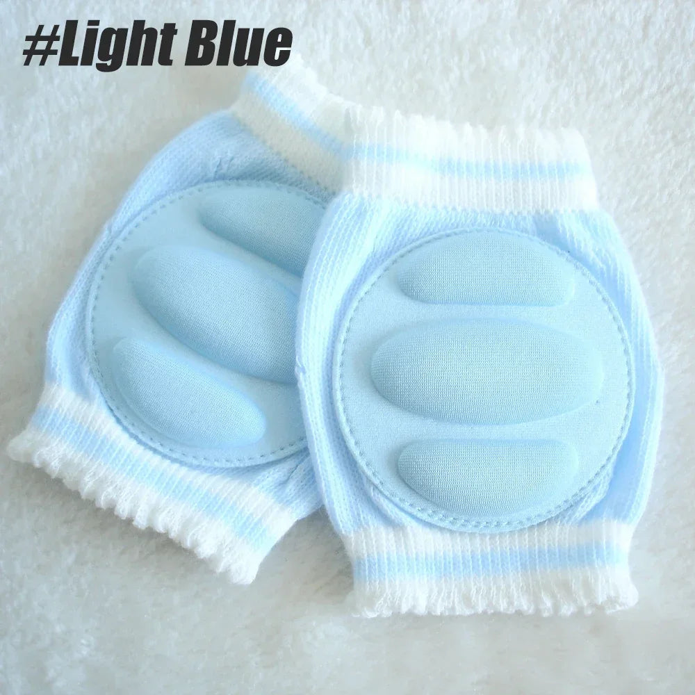 1Pair Baby knee Pads for Crawling -  Anti Slip Unisex Baby Knee Protectors - Toddler Leg Warmers with Sponge for Babies Infant