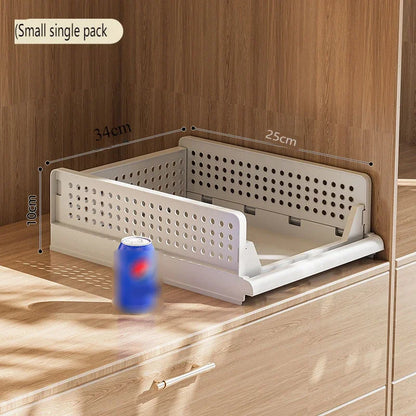 Foldable Clothes Storage Drawer High-capacity Plastic Storage Box Household Stackable Drawer Organization Household Accessories