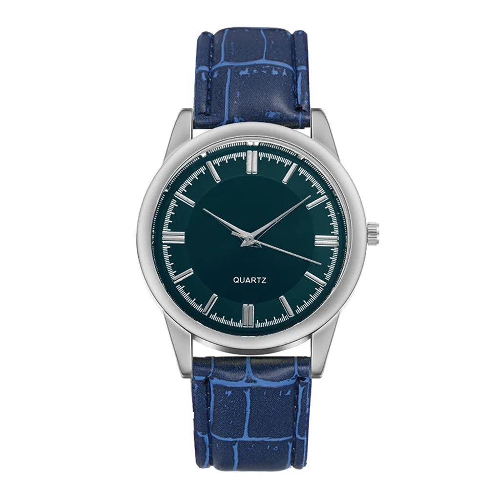 Classic Minimalist Men's Business Quartz Watch - Stainless Steel Round Dial Precision Timepiece with Date Display, Sophisticated