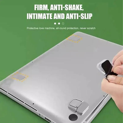 2pcs/Set Laptop Stand for Computer Keyboard Stand Riser Aluminum Mini Portable Laptop Stands for Notebook