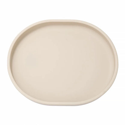Baby Safe Silicone Dining Plate Suction Cartoon Children Dishes Feeding Toddler Training Tableware Retro Kids Smile Face Plate