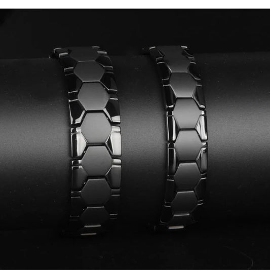 Healthy Magnetic Energy Bracelet Fashion Geometric Men Jewelry Personality Accessories Removable Promote Metabolism Health Chain