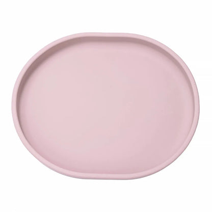 Baby Safe Silicone Dining Plate Suction Cartoon Children Dishes Feeding Toddler Training Tableware Retro Kids Smile Face Plate