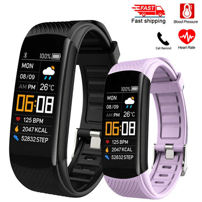 C5S Smart Wristband Fitness Tracker Bracelet Fit Men Women Kid Smartwatch Sport Waterproof Connected Heart Rate Smart Watch Band