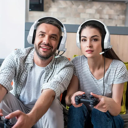Gaming Headset Wired Headphones With Microphone Stereo Earphones Deep Bass For PC Computer Gamer Laptop Music wired Earphones