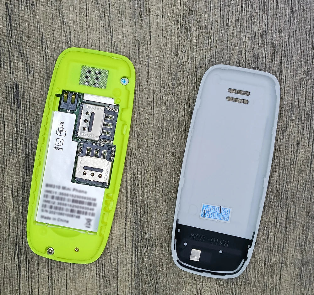 BM310 Small Mobile Phones Unlocked Bluetooth Earphone Telephone Low Radiation Automatic Call Recording Dual SIM Small Cell Phone
