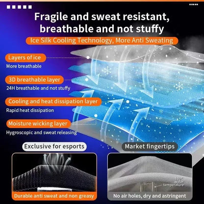1 Pair NEW E-Sports Mobile PUBG Game Finger Gloves Silver Fiber Anti Slip Ultrathin Sweat Resistance Breathable Gaming Fingertip