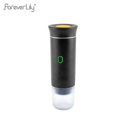 3 in 1 Portable Cordless Espresso Machine Travel, Car and Home Camping Coffee Maker Capsule Powder Coffee Maker Smart Heating