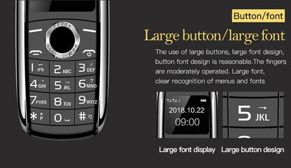 New Mini Mobile Phone X8 0.66" 2G GSM Unlocked Telefone Dual SIM Bluetooth Dialer MP3 Recording Finger Size Small Cellphone