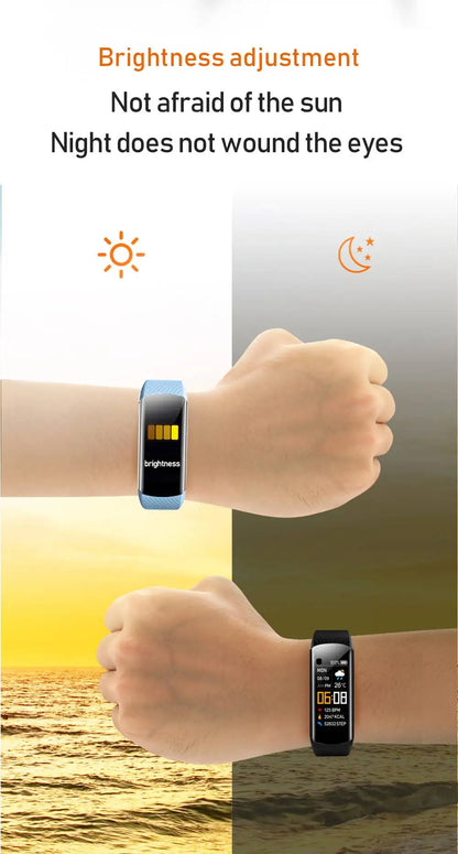 C5S Smart Wristband Fitness Tracker Bracelet Fit Men Women Kid Smartwatch Sport Waterproof Connected Heart Rate Smart Watch Band