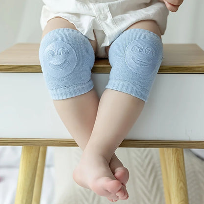 5-piece set of children's crawling knee pads - anti slip polyester children's knee pads with multiple colors to choose from