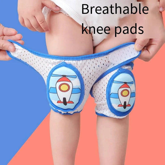 Children's Knee Pads Crawling Elbows Baby Knee Pads Breathable Safety Nets Knee Pads Anti Fall Leg Pads and Warm Pads