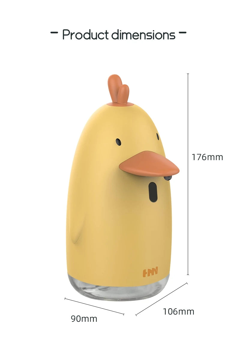 Automatic Soap Dispenser USB Charging Cute Cartoon Style Touchless Sensor Children Washing Hand Machine Soap Foam Dispenser