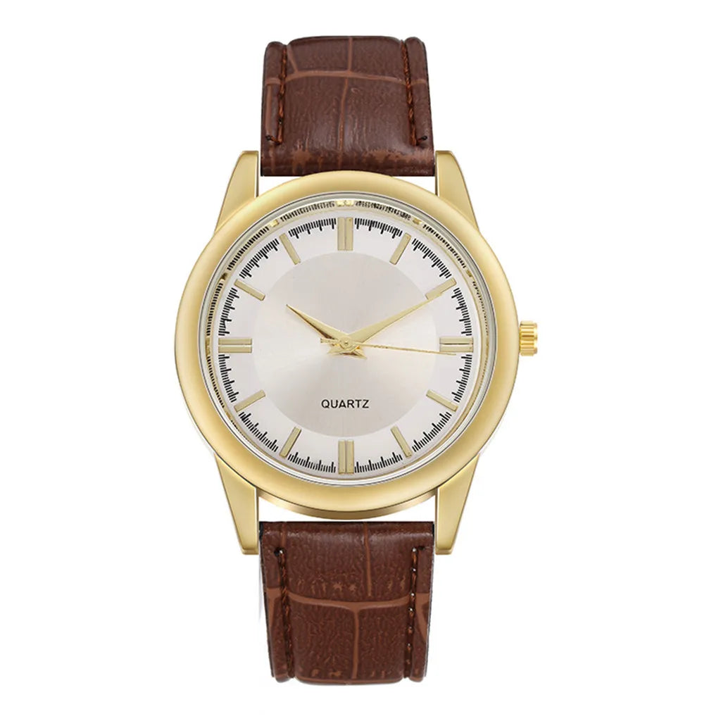 Classic Minimalist Men's Business Quartz Watch - Stainless Steel Round Dial Precision Timepiece with Date Display, Sophisticated
