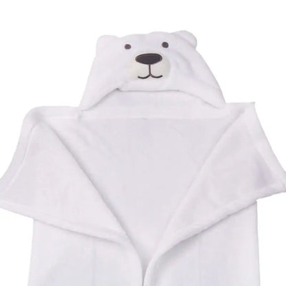 Baby Hooded Towels Newborn Kids Bathrobe Super Soft Bath Towel Blanket Warm Sleeping Swaddle Wrap for Infant Boys Girls