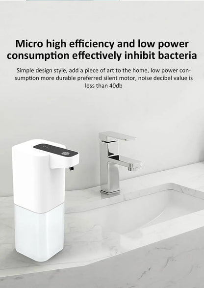 Automatic Inductive Soap Dispenser Smart Hand Washing Soap Machine with USB Charging Touchless Hand Sanitizer Dispenser for Home