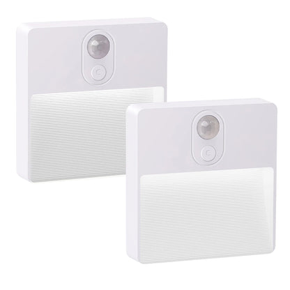 Wireless Night Light, Rechargeable RGB Sensor Wall Lamp, Induction Under Cabinet Lighting, for Closet, Stairs, Corridor, Home De
