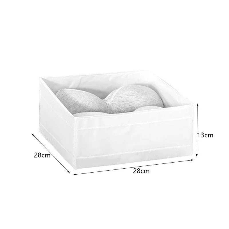 Clothes Organizer Compartment Storage Box Foldable Washed Home Organizer for Underwear Jeans Socks Wardrobe Storage Containers