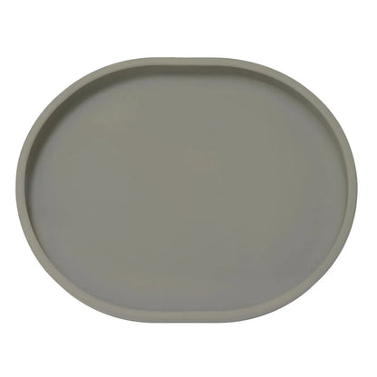 Baby Safe Silicone Dining Plate Suction Cartoon Children Dishes Feeding Toddler Training Tableware Retro Kids Smile Face Plate