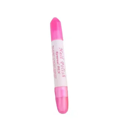2pcs Nail Polish Remover Pens UV Gel Nail Polish Remover Cleaner Pen Manicure Tool With 3 Pen Heads By Random Corrector Pencil