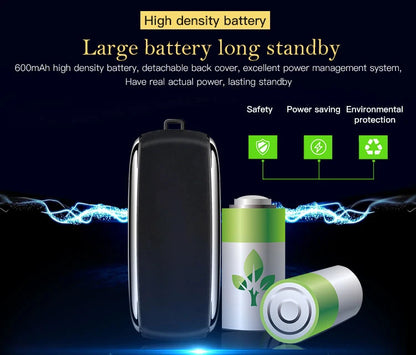 New Mini Mobile Phone X8 0.66" 2G GSM Unlocked Telefone Dual SIM Bluetooth Dialer MP3 Recording Finger Size Small Cellphone