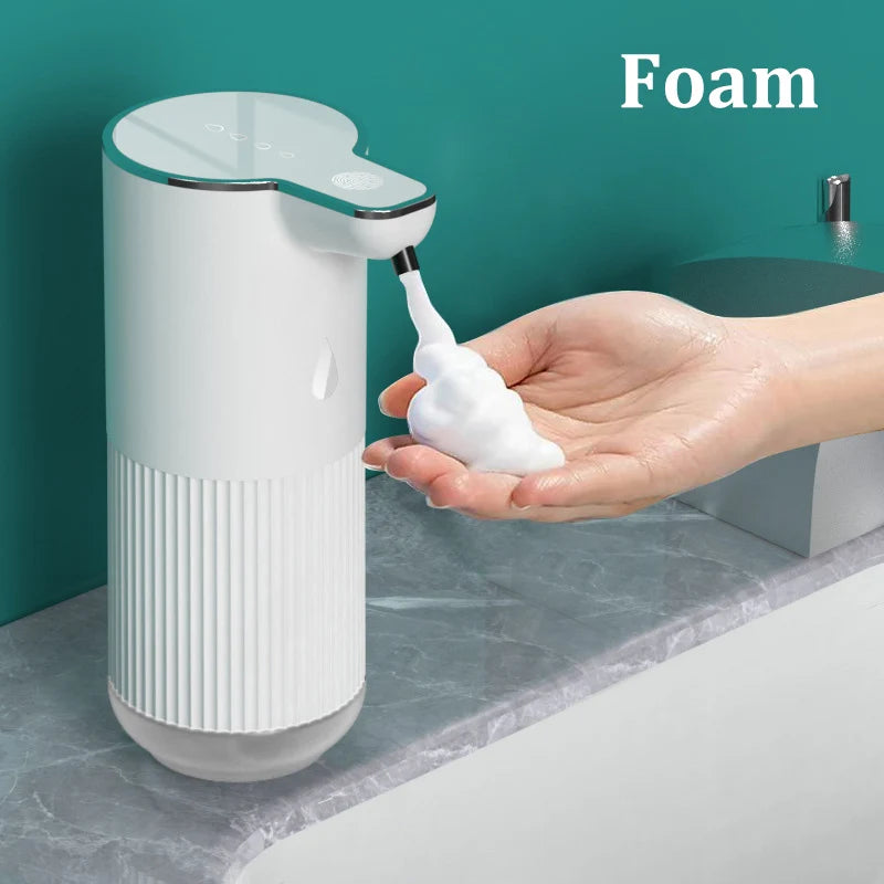Automatic Infrared Sensor Soap Dispenser Hand Sanitizer Dispenser Wall Mounted Bathroom Kitchen 4-speed Adjustable Rechargeable
