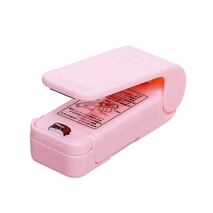 Mini Snack Sealer Small Household Bag Sealer Portable Hand Pressure Heat Sealer Plastic Bag Sealer