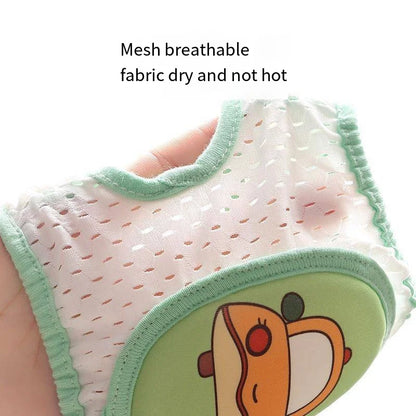 Children's Knee Pads Crawling Elbows Baby Knee Pads Breathable Safety Nets Knee Pads Anti Fall Leg Pads and Warm Pads