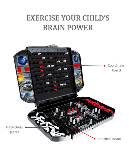 Children Interesting Warship Sea Ship Board Games Toys Two Player Battleship The Classic Naval Combat Strategy Table Game for Ki