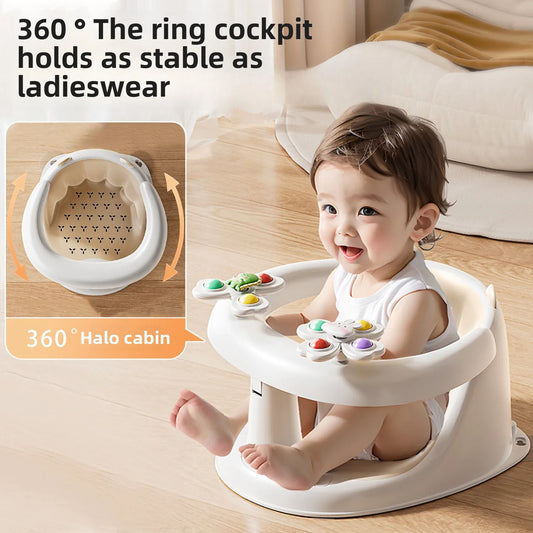 Baby bath seat baby bath seat bath stool sitting handy gadget bathtub sit bath learning seat kidsnon-slip