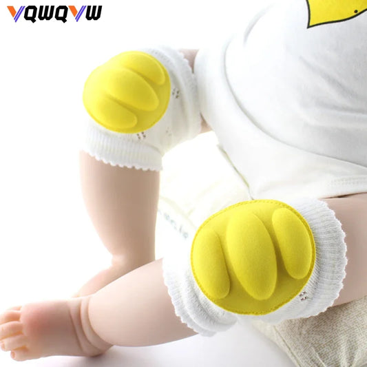 1Pair Baby knee Pads for Crawling -  Anti Slip Unisex Baby Knee Protectors - Toddler Leg Warmers with Sponge for Babies Infant