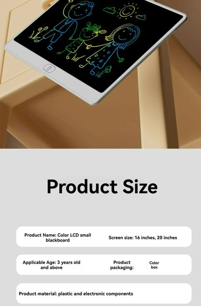 16/20Inch Electronic Writing Tablets Lcd Screen Drawing Board Handwriting Pad Digital Graphic Writing Tablet Kids Gifts School