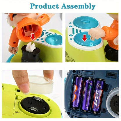 Interactive DJ Toy for Kids - Light-Up, Music-Synced Dancing Fun - Perfect Birthday, Christmas, Thanksgiving & Halloween Gift