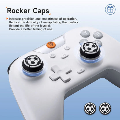 EasySMX X05 Wireless Gamepad, RGB Bluetooth Gaming Controller for PC/Phone/Switch/ Steam/TV, Hall Joysticks Effect