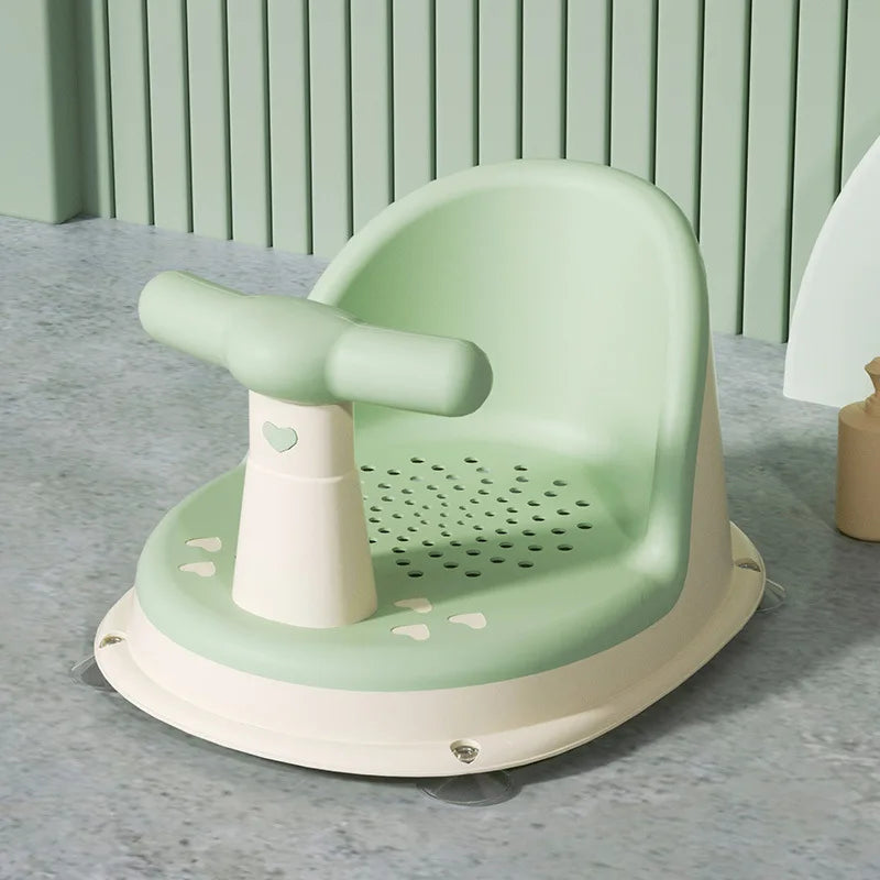 Baby Bathtub Seat Is Safe Non Slip and Suitable for Newborn Adorable Shower Seats for Children Aged 6-18 Months Bath Accessories