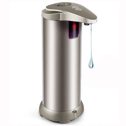 Automatic Soap Dispenser Touchless Soap Dispenser 250ml Battery Powered Electric Adjustable Stainless Steel Dispenser
