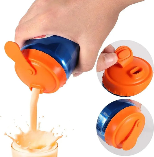 Reusable Can Soda Lids Beverage Pop-top Protective Covers Food Grade Silicone Storage Stopper Sealing Bottle Jar Cap Leak-proof