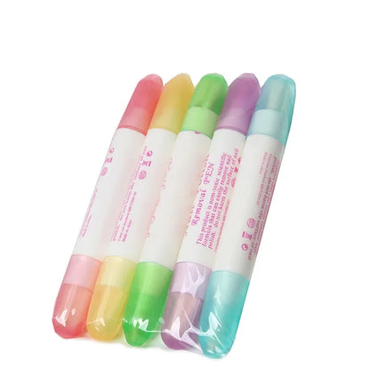 2pcs Nail Polish Remover Pens UV Gel Nail Polish Remover Cleaner Pen Manicure Tool With 3 Pen Heads By Random Corrector Pencil