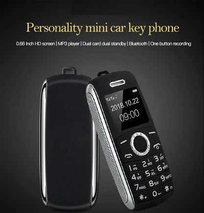 New Mini Mobile Phone X8 0.66" 2G GSM Unlocked Telefone Dual SIM Bluetooth Dialer MP3 Recording Finger Size Small Cellphone