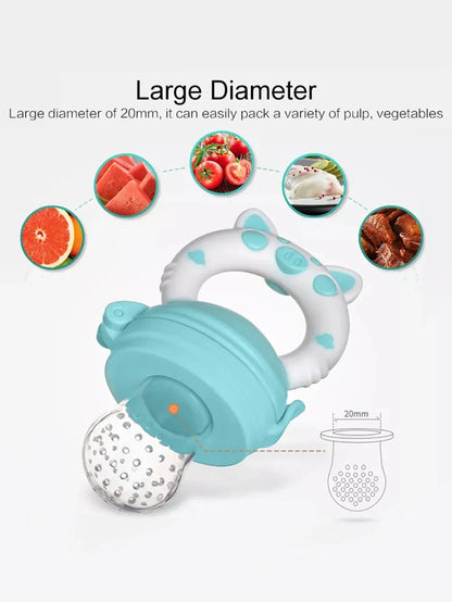 1 Pcs Baby Fruit Feeder Newborn Pacifier Fruit Food Feeding Cute Shape Baby Reborn Silicone Pacifiers For Babies Baby Toys