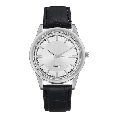 Classic Minimalist Men's Business Quartz Watch - Stainless Steel Round Dial Precision Timepiece with Date Display, Sophisticated