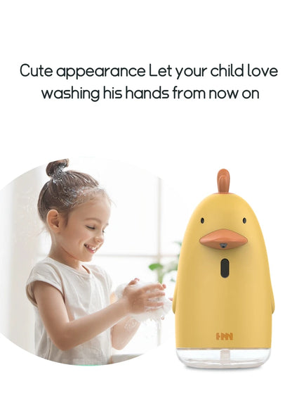 Automatic Soap Dispenser USB Charging Cute Cartoon Style Touchless Sensor Children Washing Hand Machine Soap Foam Dispenser