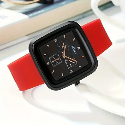[Popular Choice] Minimalist Sports Quartz Watch for Men and Women - Fashion Analog Silicone Strap
