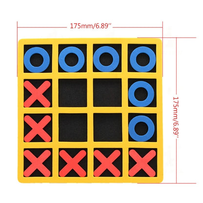 yunyun Tic Tac Toe Game for Kids and Adults, Coffee Table Toy, Living Room Decor and Desk Decor Family Game, Classic Board Game