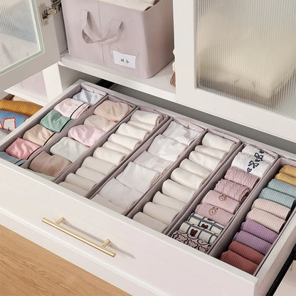 Foldable Underwear Organizer Cabinets Drawer Underwear Storage Box Hard Bra Socks Organizer Closet Clothes Storage Organizers