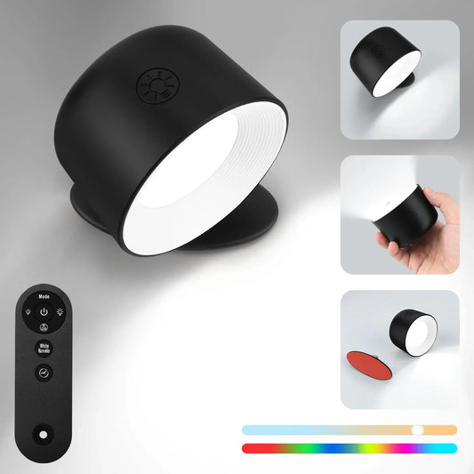 Outdoor Indoor LED Wall Light Wall Sconces Light Touch Control Wall Lamp Wireless Night Lights For Home Garden Bedroom Corridor