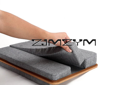 Lap Desk With Pillow Cushion Portable Laptop Desk With Wrist Rest, Mouse Pad, Phone Holder Computer Laptop Stand