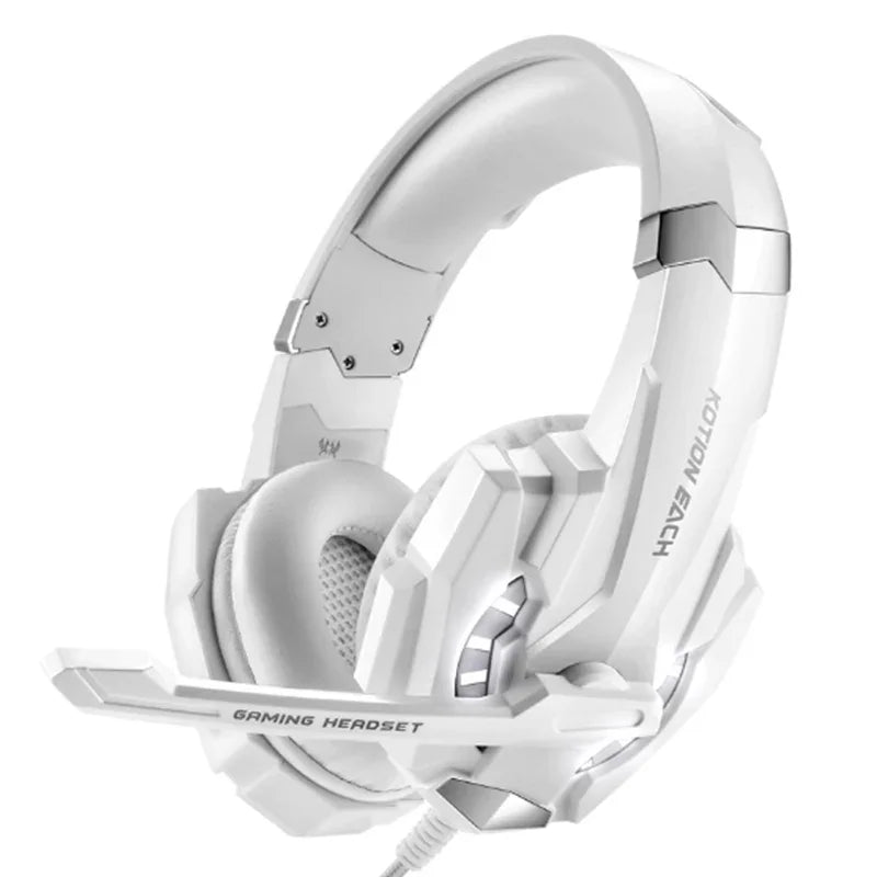 G9000 Gaming Headset Over-Ear Wired Headphones Deep Bass Stereo Casque LED Light Earphone with Mic for PS4 PS5 Switch XBOX PC